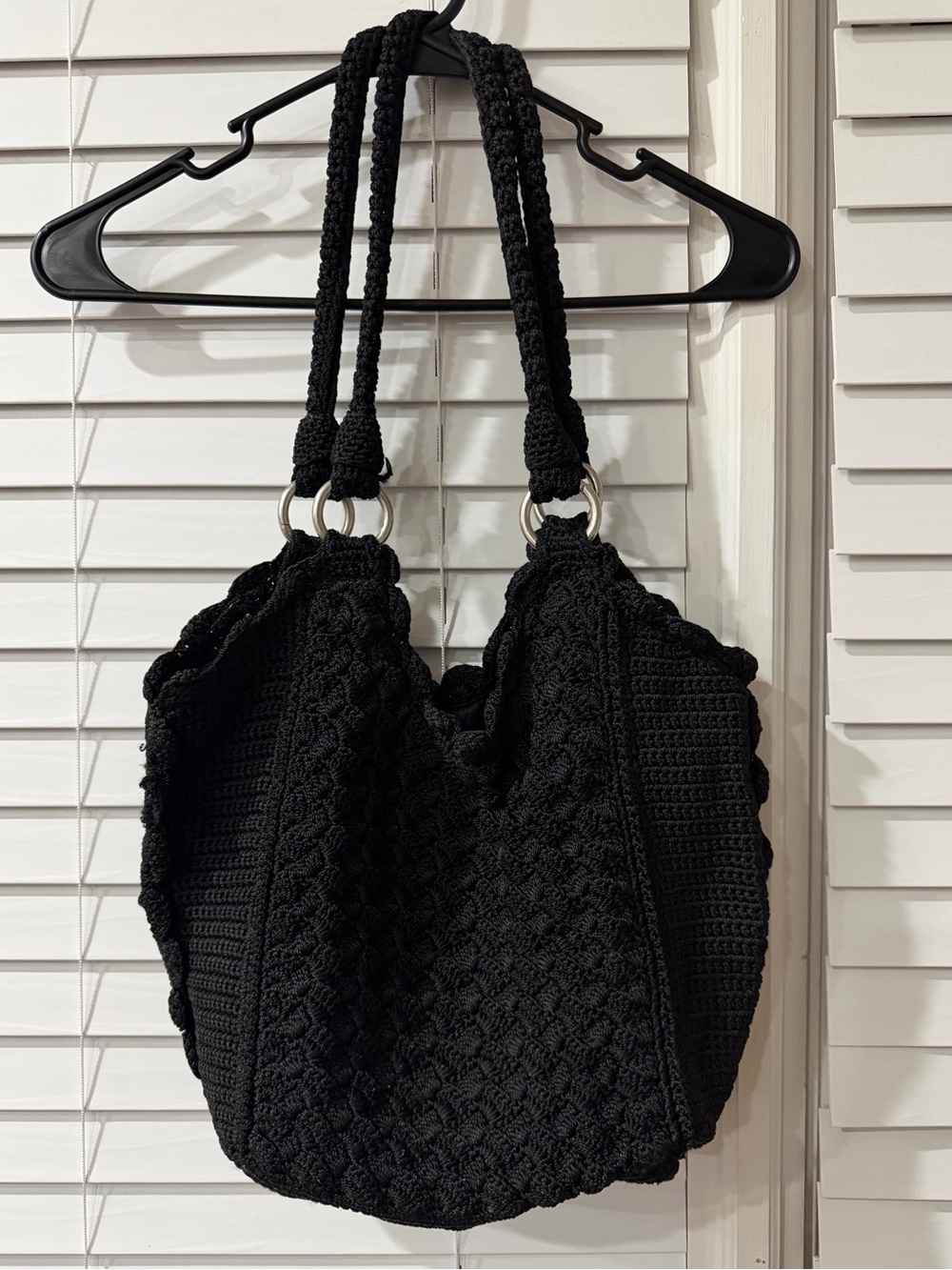 🖤 Elegant Black Crochet Women Bag! Best Offer Accepted!